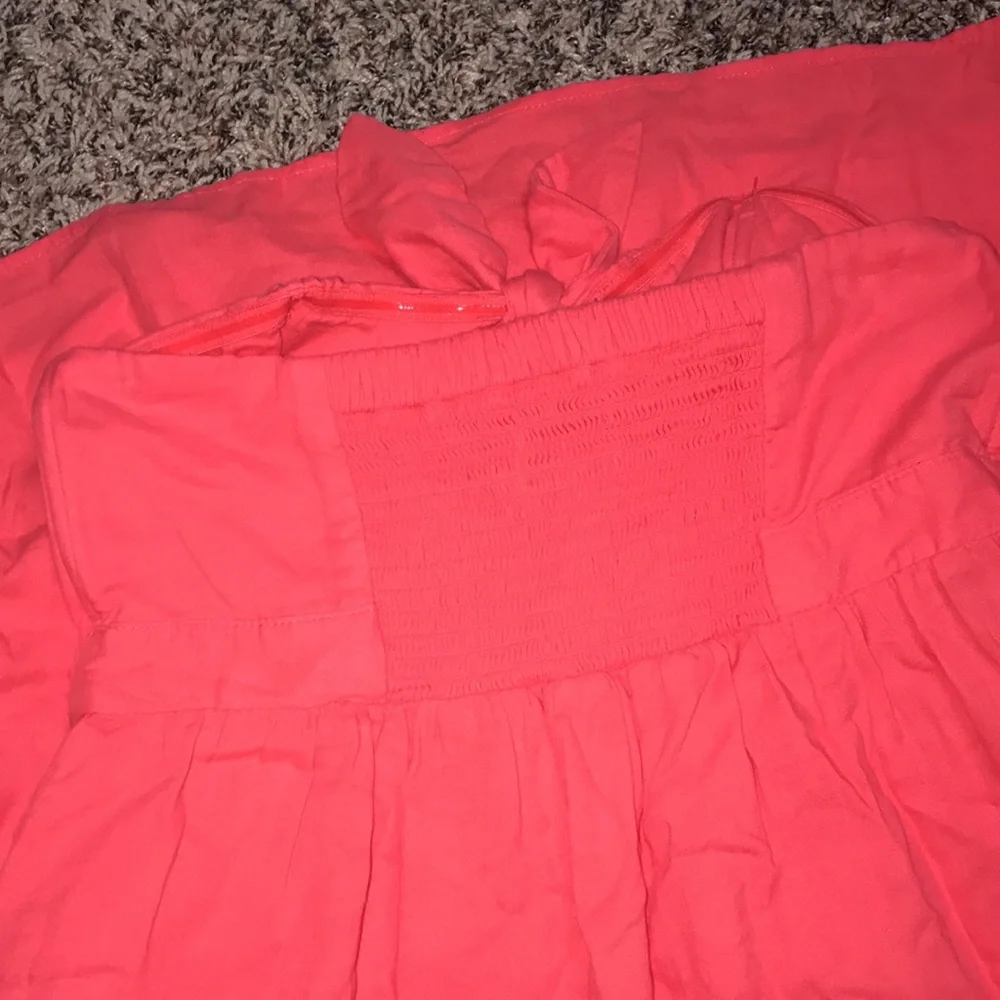 🐠UNIVERSAL THREAD Coral Strapless MIDI Sun Dress | NWT! - Picture 7 of 7